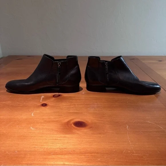 Munro Women’s Black Leather Cate Booties Size 9.5N - Picture 5 of 8